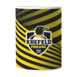 Krefeld Pinguine - Tasse - Perspektive - schwarz/gelb